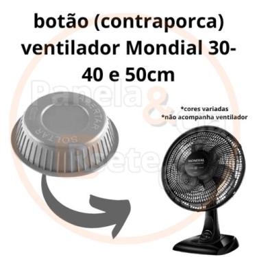 Imagem de botão contraporca para ventiladores MONDIAL 30-40-50 cm original - cor