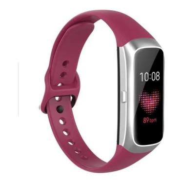 Imagem de Pulseira Silicone Para Galaxy Fit Sm-r370 - Violeta - T - Shirck