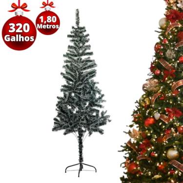 Imagem de Árvore de Natal Pinheiro Grande Luxo 180 centímetros de altura com 320 galhos verdes - NEVADA
