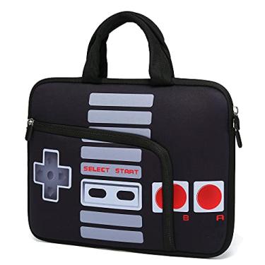 Imagem de HAPLIVES Capa para laptop de 11,6 polegadas, 12,2 polegadas, capa para Chromebook Ultrabook, capa para notebook, bolsa mensageiro para PC, capa para tablet, capa de neoprene para adultos, homens e