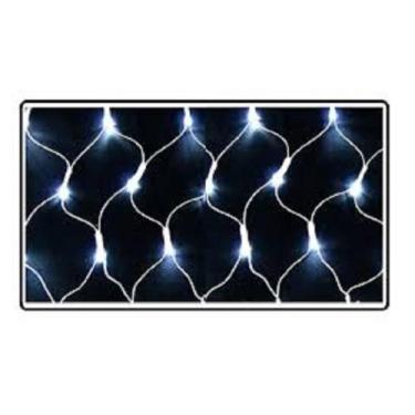 Imagem de REDE DECORATIVA NATALINA 96 LEDS 8 FUNÇOES 3mx4M 127v Cor das luzes Br