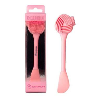 Imagem de Escova de Limpeza Facial Klass Vough Double Cleanser Rosa Fc-06