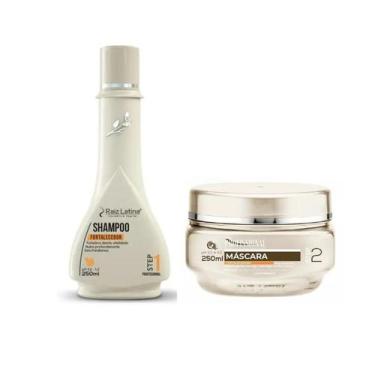 Imagem de Raiz Latina Kit Shampoo Mascara Fortalecedor
