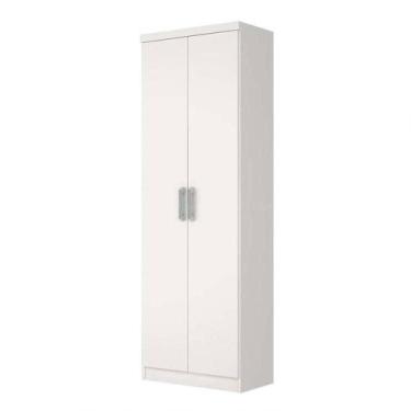 Imagem de Armário Multiuso Henn 2 Portas 6 Prateleiras Branco