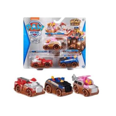 Imagem de Brinquedo Patrulha Canina Off Road Mud com 3 carrinhos true metal - 78
