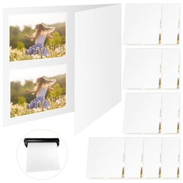 Imagem de Sinload Pacote com 10 sacos de laminação tamanho carta 22,8 x 38,1 cm manga de transporte laminador folhas transportadoras laminação transportadora proteção térmica para a maioria das bolsas de