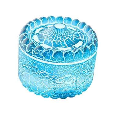 Imagem de XLWLLNJ Umidificador de ar Flame Difusor de óleo essencial Máquina difusora de aroma decorativo Difusor de aroma com luzes coloridas para hotel, Branco