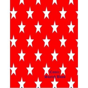Imagem de Comic Sketch Book: Blank Sketchbook 8 1/2 x 11 for Drawing, and Sketching for Kids Teens and Adults | 100 Pages Drawing Art Pad for Doodling | 8.5x11 inches Large Size.