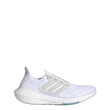 Imagem de adidas Tênis de corrida masculino Ultraboost 21, Branco/Branco., 12