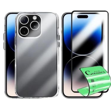 Imagem de Kit Capa Capinha Clear Case Space Compatível iPhone 14 Pro Max e Película Premium 9D Cerâmica
