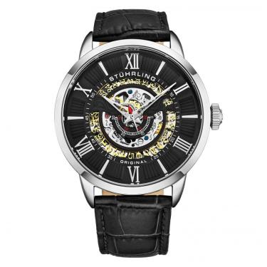 Imagem de Relógio Masculino Stuhrling Delphi 696 Automático 44mm, Preto