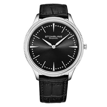 Imagem de Relógio Masculino Stuhrling Silhouette 3984 Quartzo 41mm, Preto