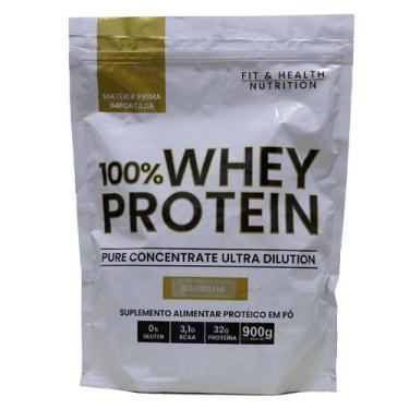 Imagem de Whey FHN Protein Proteína Sachê Refil 900g fit e Health, Balmilha