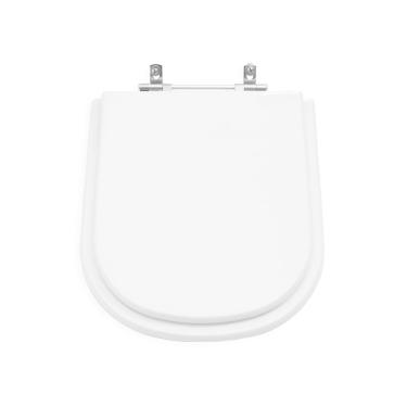 Imagem de Assento Sanitário Poliéster Lírio Branco Para Louça Fiori