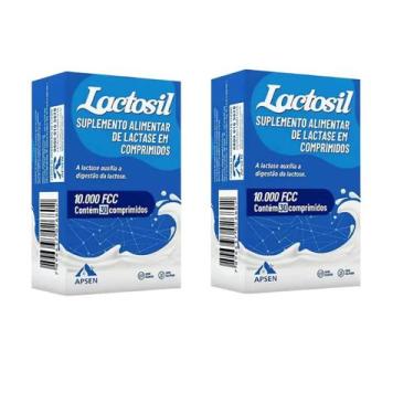 Imagem de Kit 02 Suplemento Vitamina Lactosil 10000 FCC 30 Cpr  Apsen