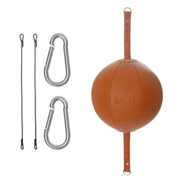 Imagem de simhoa Boxing Ball Double final Punching Ball Boxing Equipment, com um saco de punção pendurado para treinamento de treino, golpes de reação