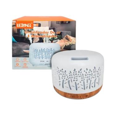 Imagem de Umidificador de Ar Difusor Aromático Noturno Controle Remoto - Lelong