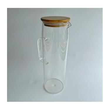 Imagem de Jarra de Vidro 1,5L com Tampa de Bambu  - COSY