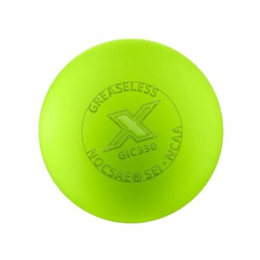 Imagem de PEARL Bolas de lacrosse sem gordura da Guardian Innovations, pacote com 100, amarelo óptico - bola oficial dos campeonatos NCAA - atende aos padrões NOCSAE e certificado SEI/NCAA/NFHS