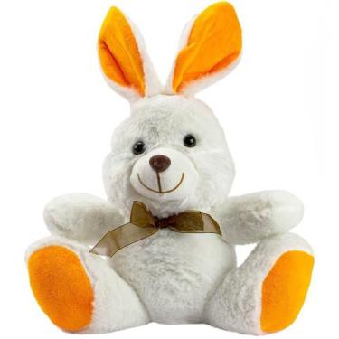 Imagem de Pelucia coelho lacinho 44cm bbr - BBR Toys