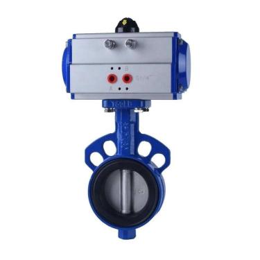 Imagem de Válv Borboleta Ff/Disco Inox 304/Epdm/ 3 Atuador Pneumatico