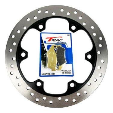 Imagem de Disco Freio Dianteiro Nx4 Falcon 400 1999 A 2015 + Pastilha - T-MAC