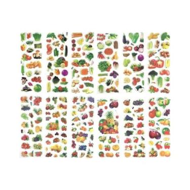 Imagem de Adesivos de Dinossauro 3D para Crianças - 12 Folhas para Decoração de 