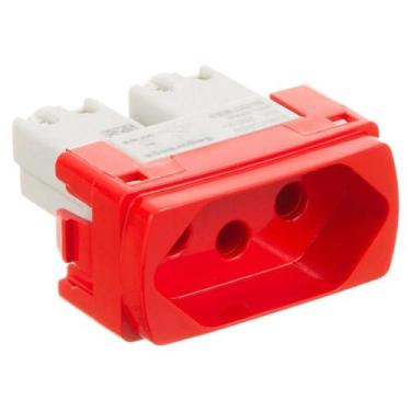 Imagem de Modulo Tomada 2P+T 20A Vermelha Miluz S3B70359 Schneider