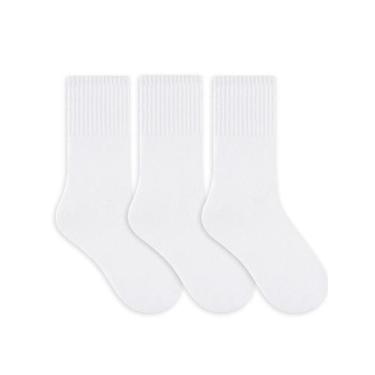 Imagem de Kit 3 Pares de Meias Cano Longo Selene 4090-001, Branco