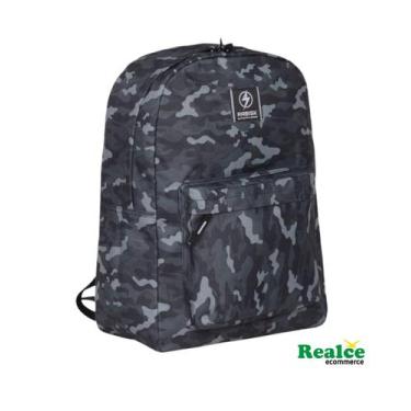 Imagem de Mochila Rabisk Juvenil Camuflada RK2439, Azul, Preto, Verde