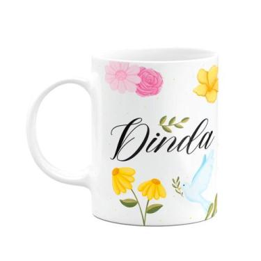 Imagem de Caneca de Dindos - Dinda - M2 - 325ml Branca - JPS INFO