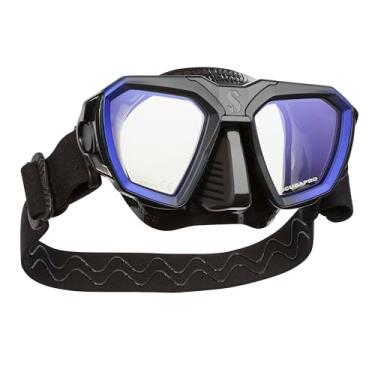 Imagem de Scubapro Máscara de Mergulho D-Mask, Larga, Azul/Preta