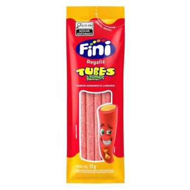 Imagem de Bala Fini Morango Com Rech Laranja 12 Unidades Total 180G - Jaya