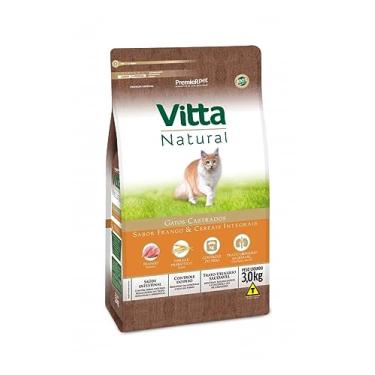 Imagem de Ração Vitta Natural Gatos Castrados - Frango - 3kg