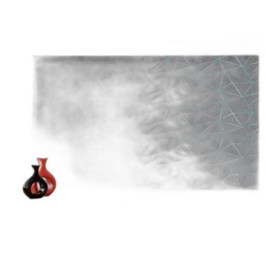 Imagem de Papel De Parede Concreto Linhas Azul Turquesa 3,5M Kkt276 - Você Decor