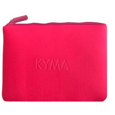 Imagem de KYMA Bolsa de maquiagem e bolsa de viagem – Estojo cosmético impermeável para produtos de higiene pessoal, cuidados com a pele, itens essenciais de praia, acessórios técnicos e organização diária