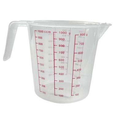 Imagem de Jarra medidora 1 litro medidor de líquidos plástico - JFZ