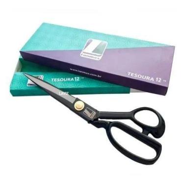 Imagem de Tesoura Costura Reforçada Profissional Alfaiate 12(titanium) - LANMAX