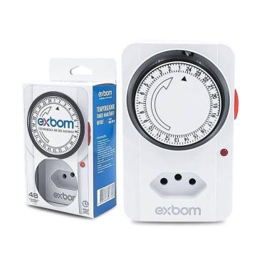 Imagem de Timer Analógico Temporizador De Tomadas Bivolt Exbom