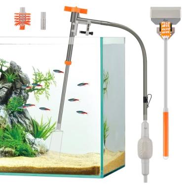 Imagem de AQQA Kit de limpeza de cascalho para aquário (RUS-AQ177-S)