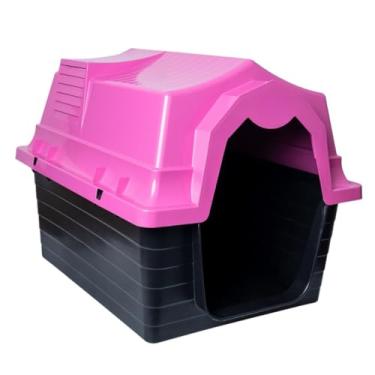 Imagem de Casa Cachorro Grande N5 Rosa Casa Pet Com Proteção Raios Uv