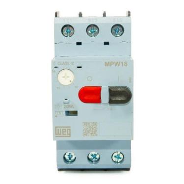 Imagem de Disjuntor 10A a 16A Motor Weg MPW de Tripolar MPW18