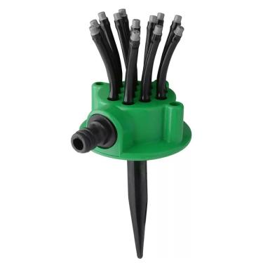 Imagem de Aspersor Pulverizador 360 Graus Irrigaçao Jardim Flexivel Mangueira Rega Planta Canteiro Quintal Gramado Sprinkler