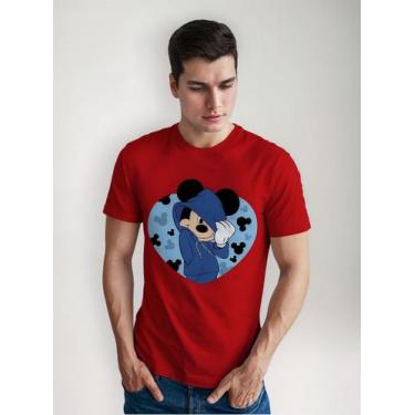 Imagem de Camiseta Masculina Manga Curta Em Algodão Mickey Capuz - mistermah, Ve
