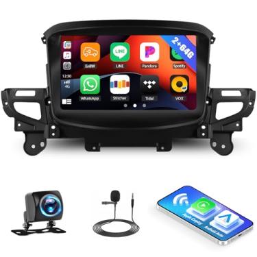 Imagem de [2+64G] Estéreo automotivo Android 15 para Holden Commodore 2013-2017 com carro sem fio e Android Auto, rádio veicular com tela sensível ao toque de 9 polegadas com link espelhado Bluetooth FM/RDS