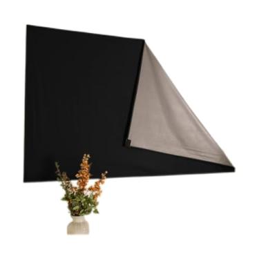 Imagem de Cortina Painel Blackout com para Sala Quarto Cozinha(PRETO,135X215)