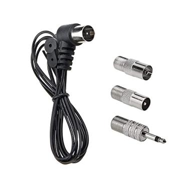 Imagem de AEDIKO Antena Fm Para Receptor Estéreo Interno De Rádio 75 Ohms Com Adaptador Bluetooth Sistema Música Digital Hd