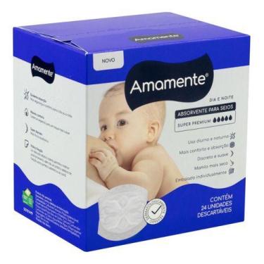 Imagem de Absorvente Para Seios Amamente Premium Noite e Dia 24 Un