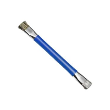 Imagem de Generic Escova de limpeza para placa-mãe de telefone, limpador de placas PCB, ferramenta profissional de limpeza com cabeça dupla resistente para placas-mãe, Azul