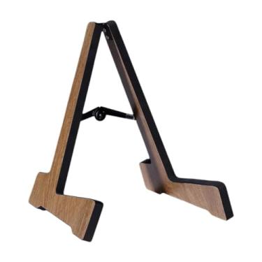 Imagem de JWQFBC Suporte de Guitarra Multifuncional, Dobrável, Estável, Portátil, Antiderrapante, para Bandolim, Violoncelo, Baixo, Banjo, Violino